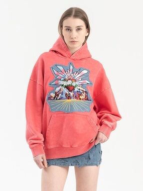 NWT RICHGAINER Patchwork Hoodie